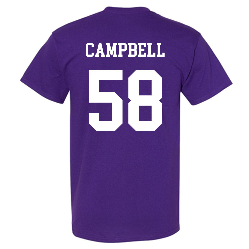 Northwestern - NCAA Football : Nathaniel Campbell - Sports Shersey T-Shirt-1