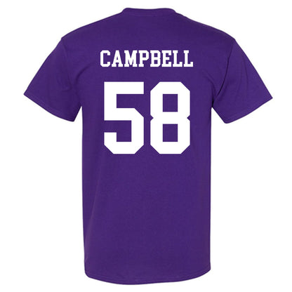 Northwestern - NCAA Football : Nathaniel Campbell - Sports Shersey T-Shirt-1