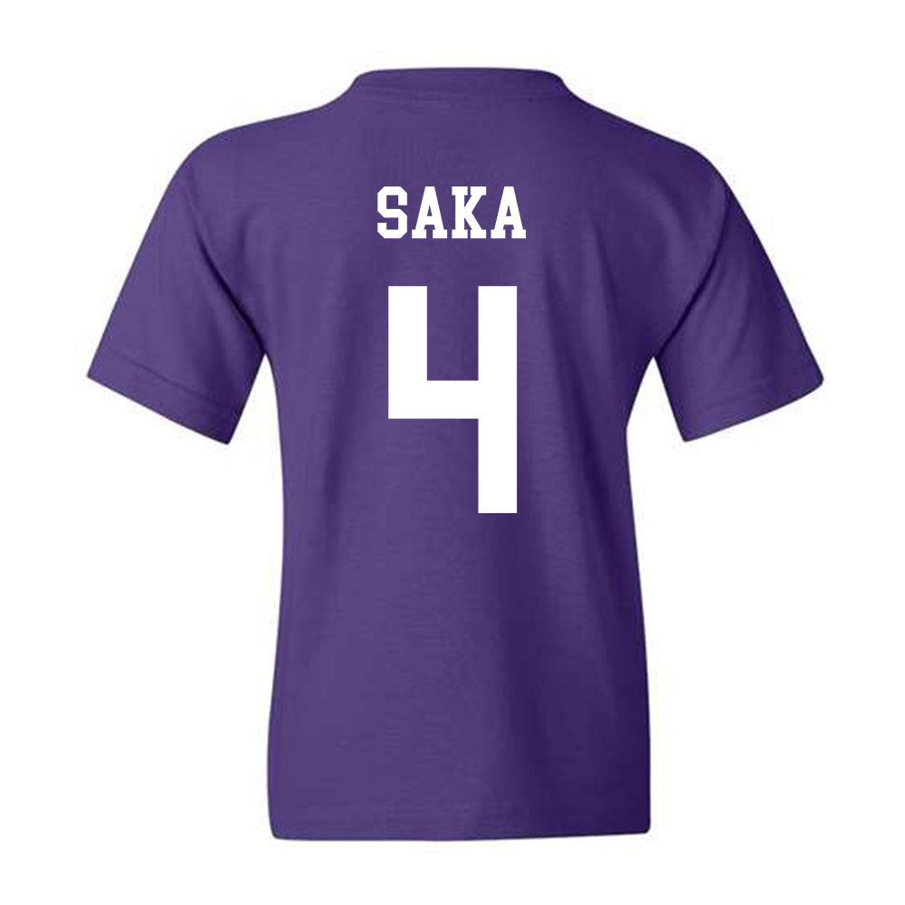 Northwestern - NCAA Football : Anto Saka - Sports Shersey Youth T-Shirt
