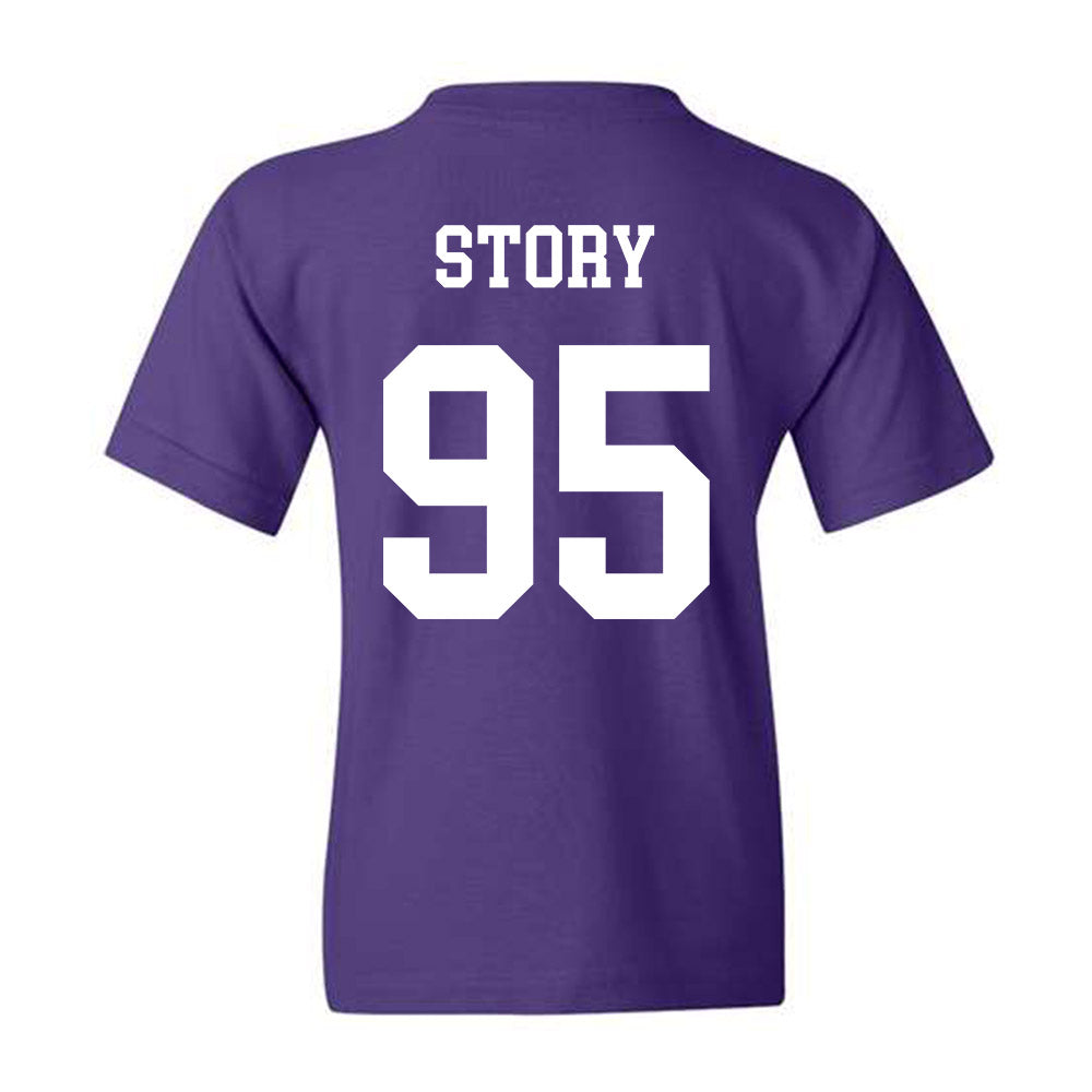 Northwestern - NCAA Football : Najee Story - Sports Shersey Youth T-Shirt