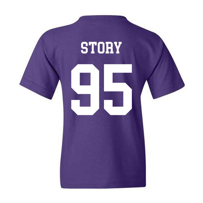 Northwestern - NCAA Football : Najee Story - Sports Shersey Youth T-Shirt