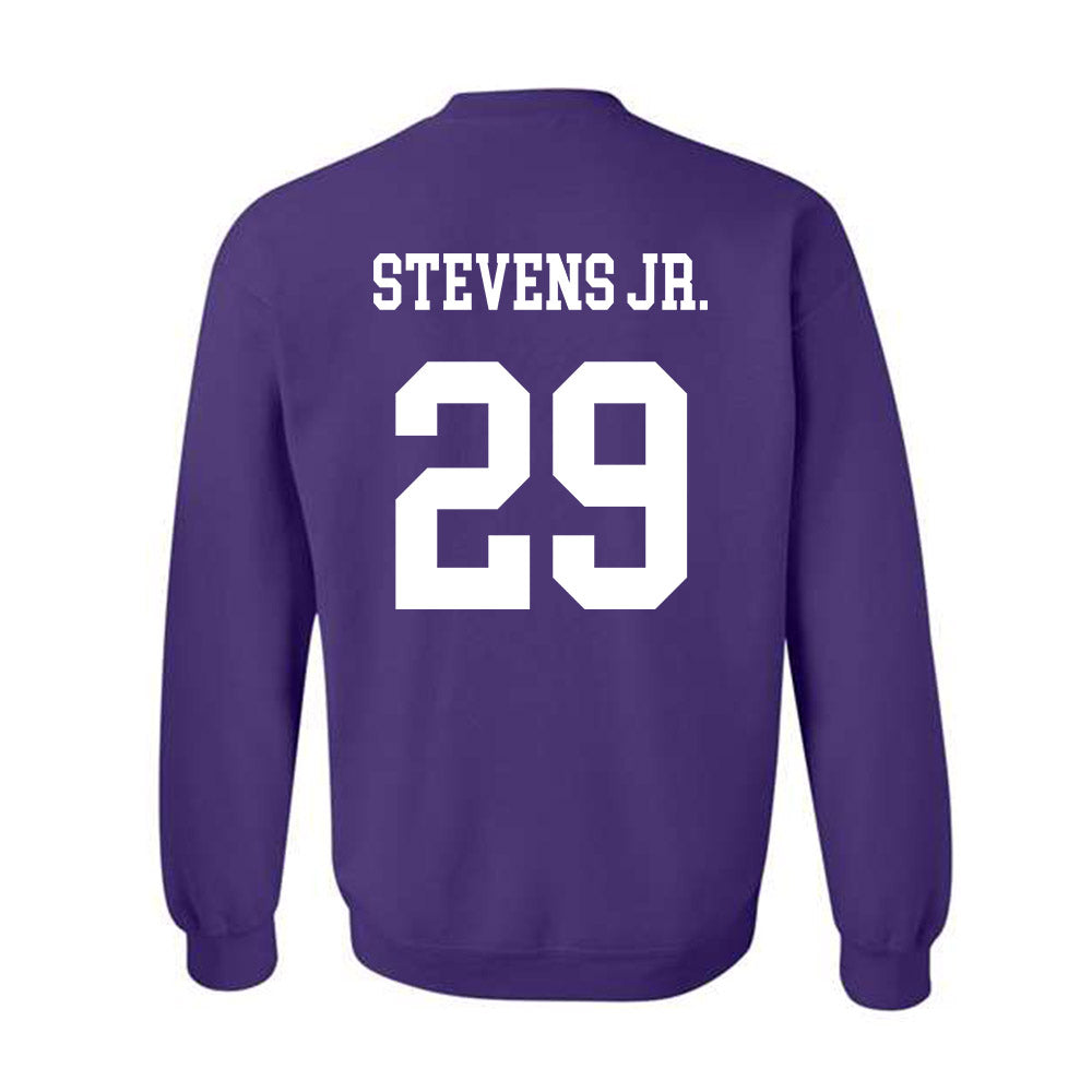 Northwestern - NCAA Football : JonJon Stevens Jr. - Sports Shersey Crewneck Sweatshirt-1