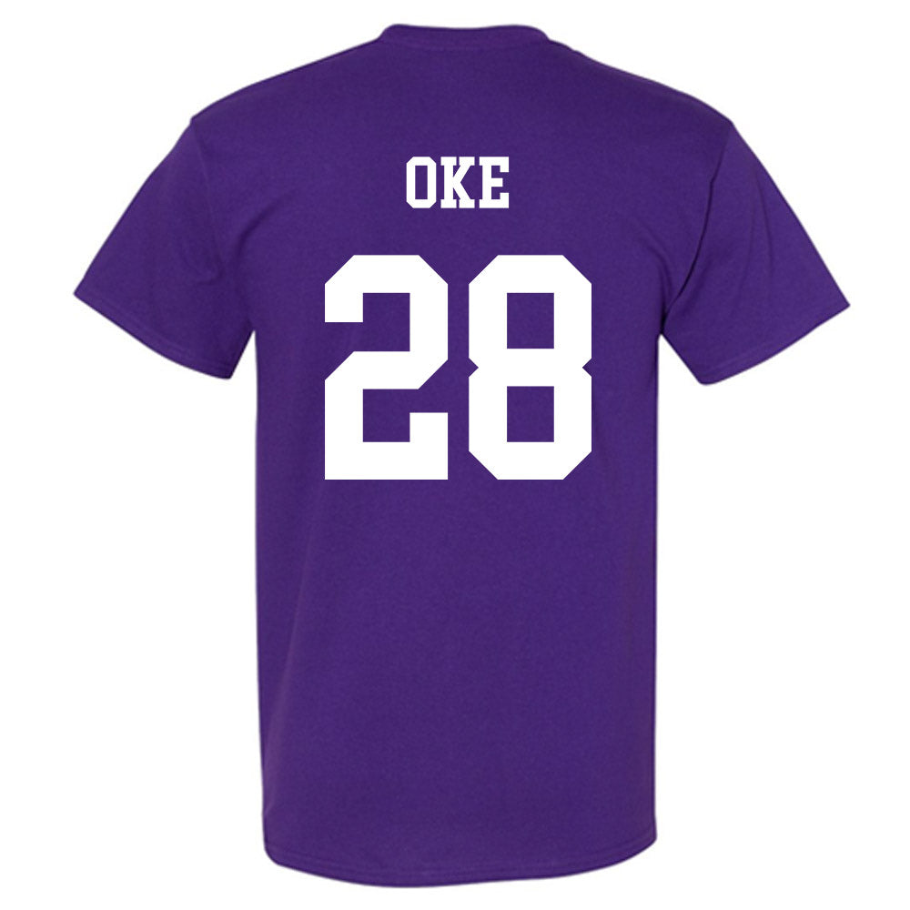 Northwestern - NCAA Football : Timi Oke - Sports Shersey T-Shirt-1