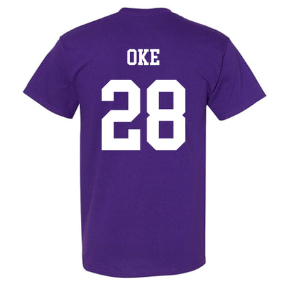 Northwestern - NCAA Football : Timi Oke - Sports Shersey T-Shirt-1