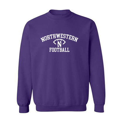 Northwestern - NCAA Football : Frank Covey IV - Sports Shersey Crewneck Sweatshirt-0