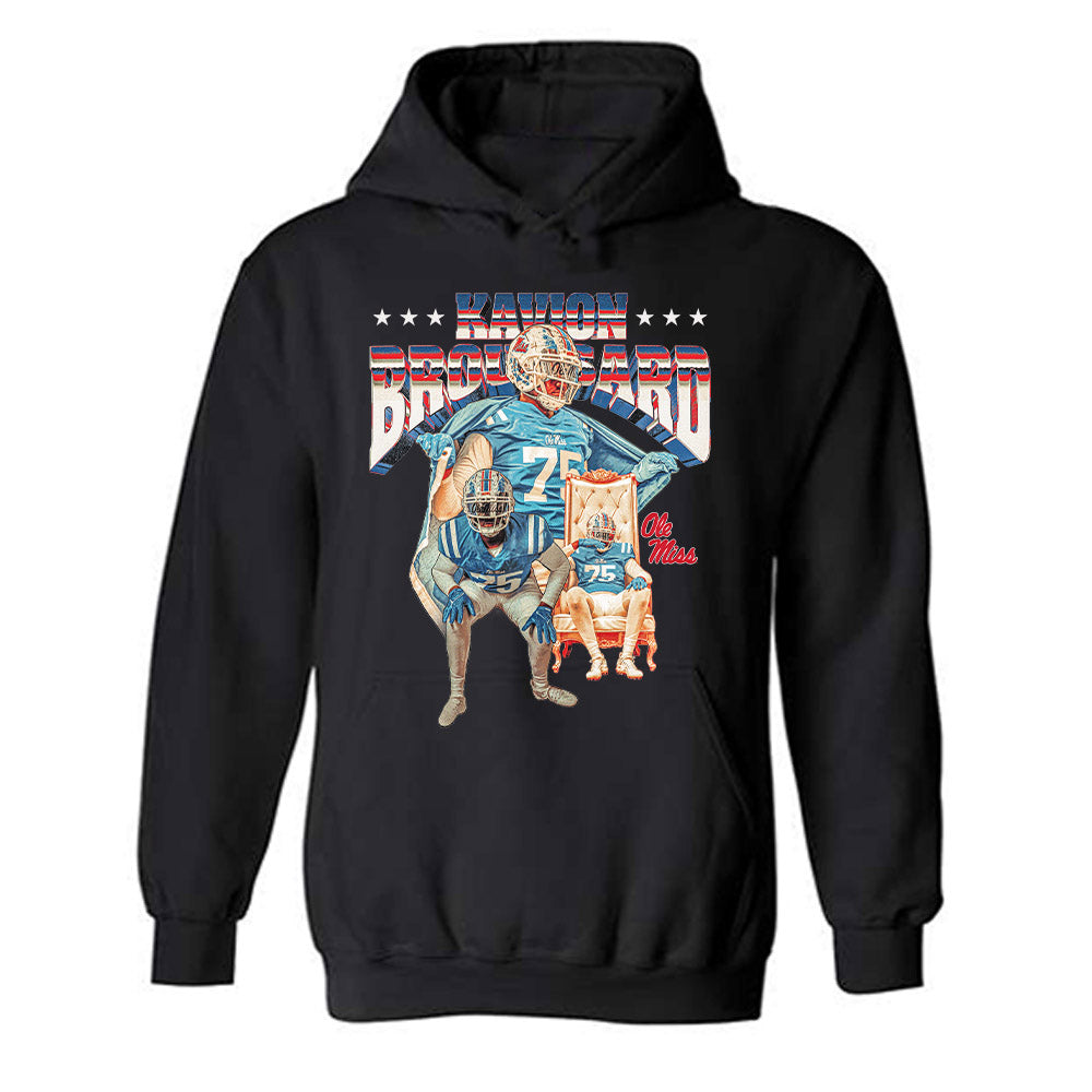 Ole Miss - NCAA Football : Kavion Broussard - Hooded Sweatshirt