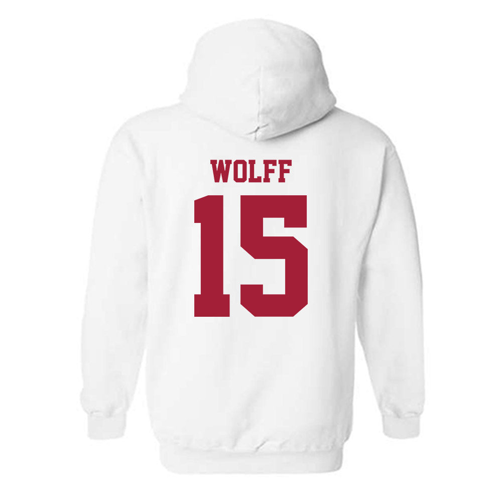 Stanford - NCAA Men's Volleyball : David Wolff - Hooded Sweatshirt-1