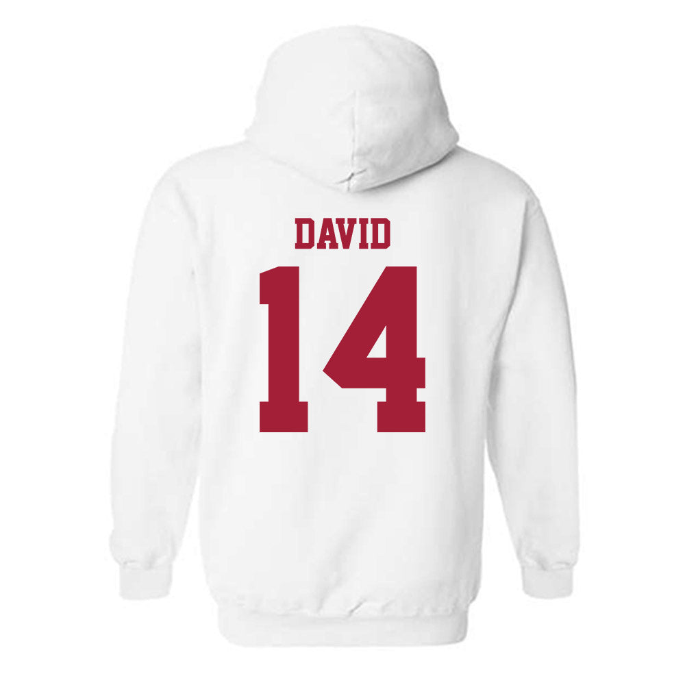 Stanford - NCAA Baseball : Sebastian David - Hooded Sweatshirt-1