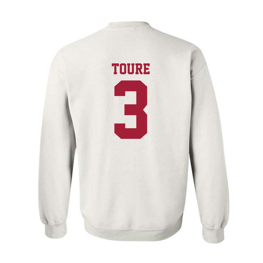 Stanford - NCAA Men's Basketball : Tallis Toure - Crewneck Sweatshirt-1
