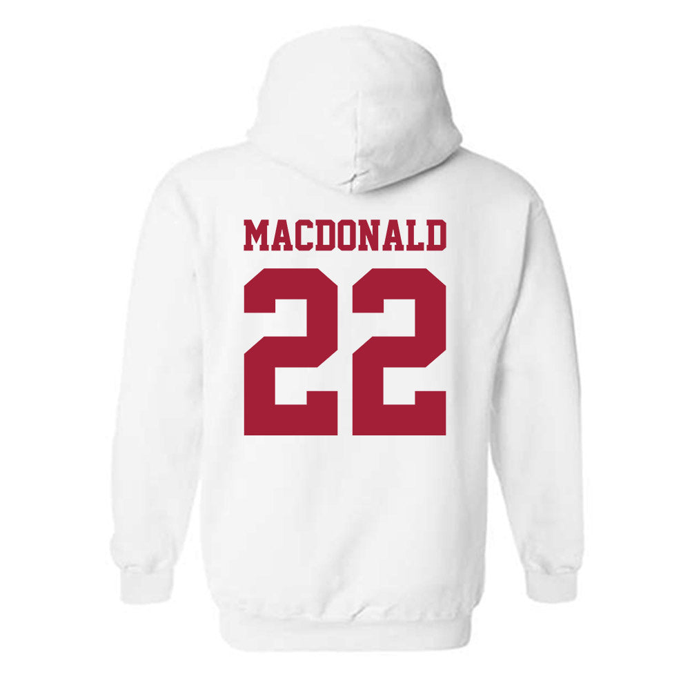Stanford - NCAA Baseball : Cort MacDonald - Hooded Sweatshirt-1