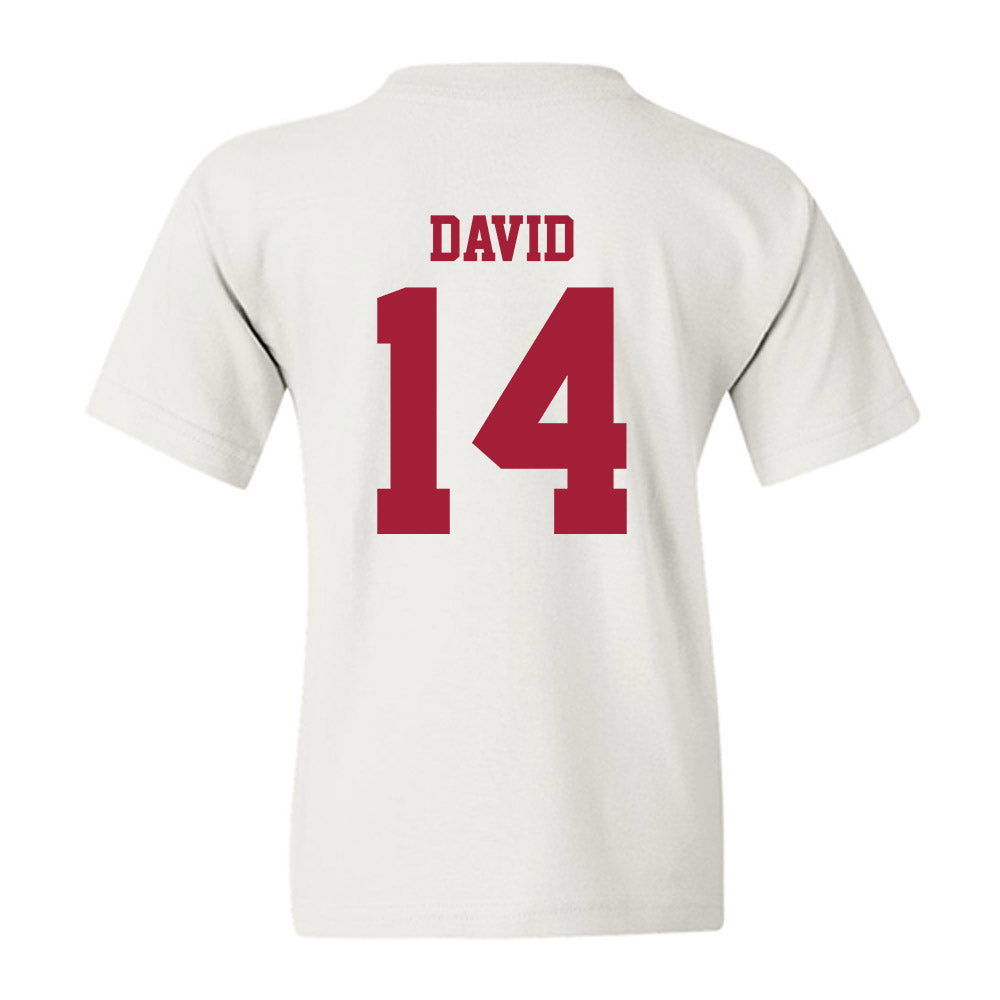 Stanford - NCAA Baseball : Sebastian David - Youth T-Shirt-1