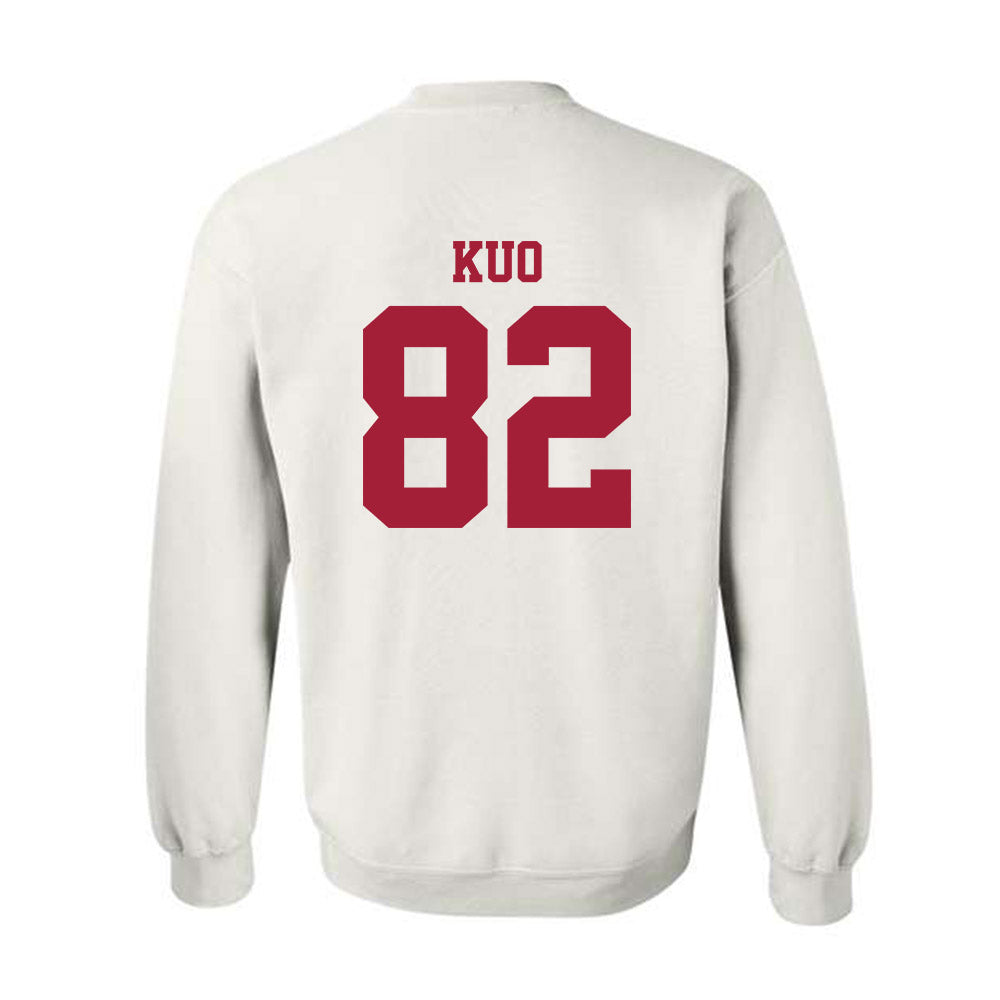 Stanford - NCAA Football : Tyler Kuo - Crewneck Sweatshirt-1