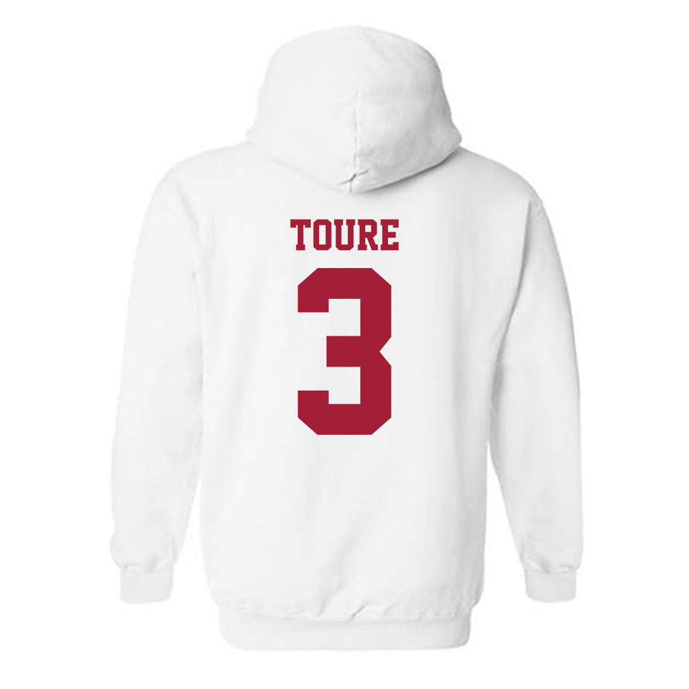 Stanford - NCAA Men's Basketball : Tallis Toure - Hooded Sweatshirt-1