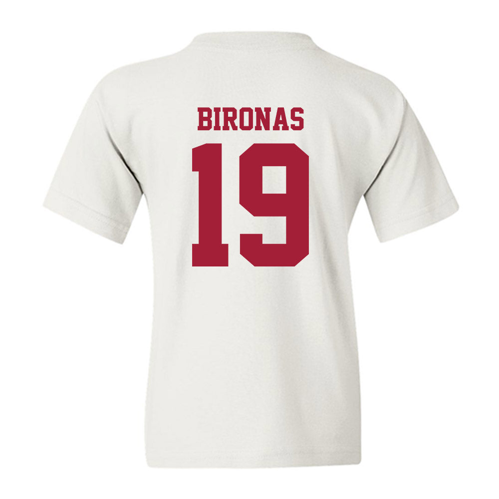 Stanford - NCAA Football : London Bironas - Youth T-Shirt-1