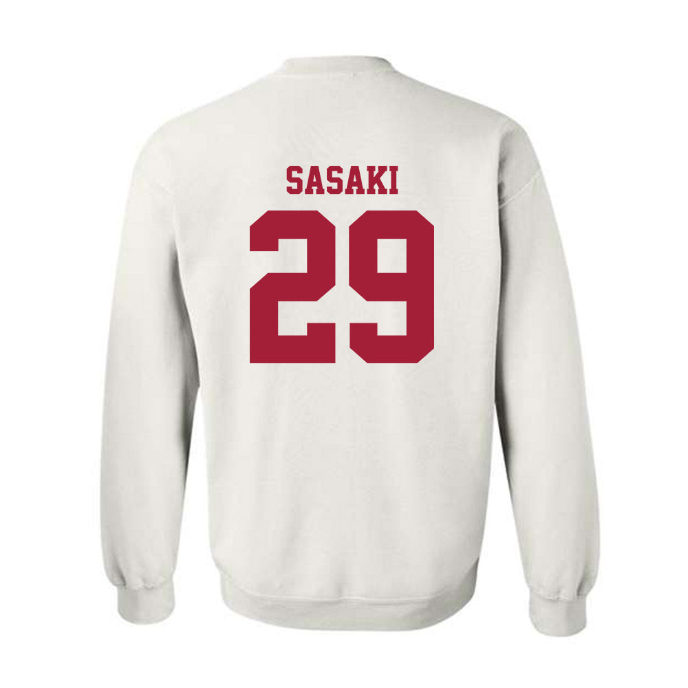 Stanford - NCAA Men's Soccer : Takashi Sasaki - Crewneck Sweatshirt-1