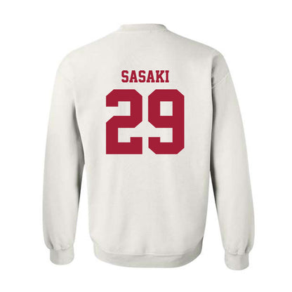 Stanford - NCAA Men's Soccer : Takashi Sasaki - Crewneck Sweatshirt-1