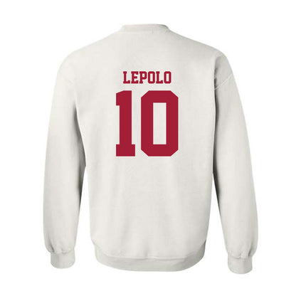Stanford - NCAA Women's Basketball : Talana Lepolo - Crewneck Sweatshirt-1