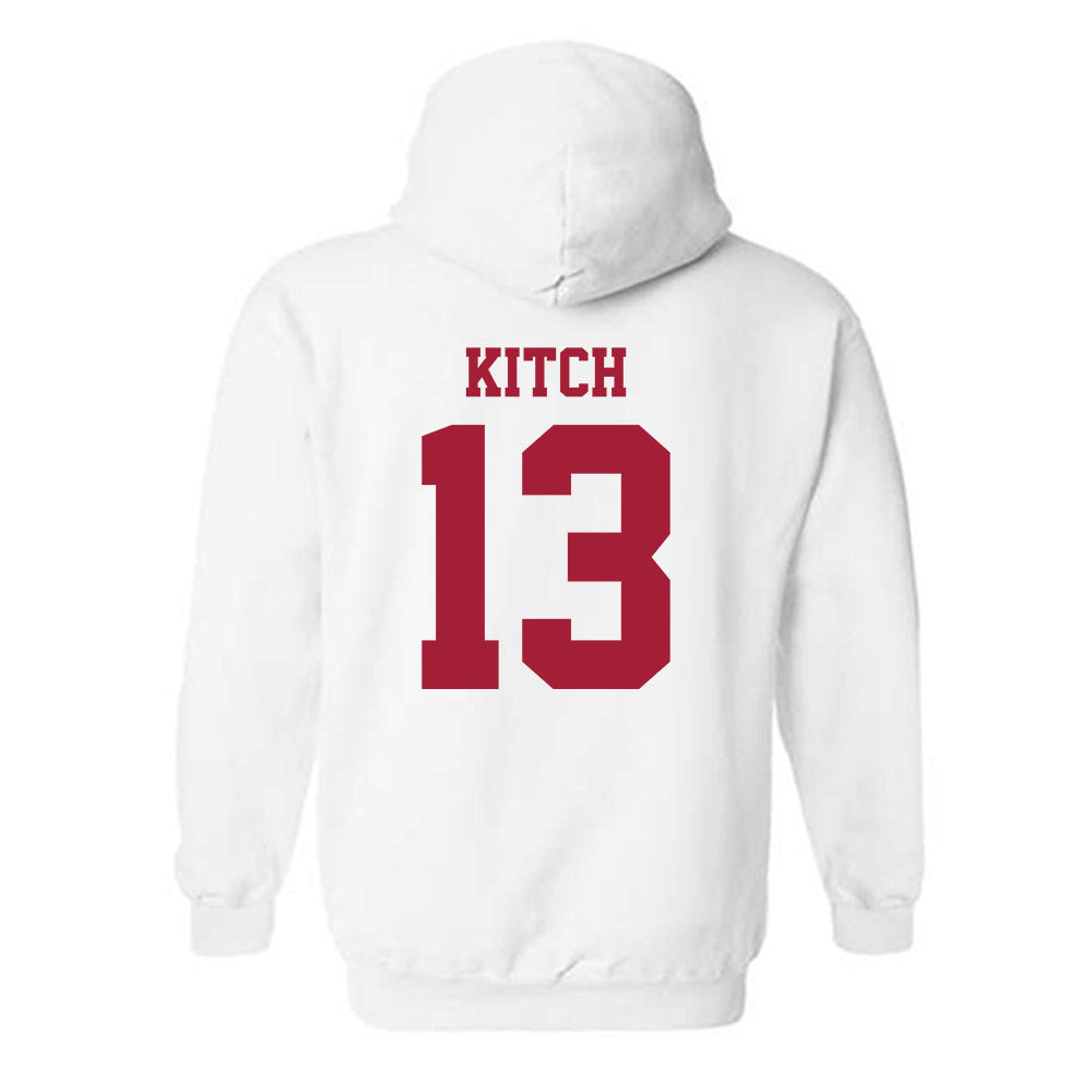 Stanford - NCAA Men's Basketball : Ethan Kitch - Hooded Sweatshirt-1