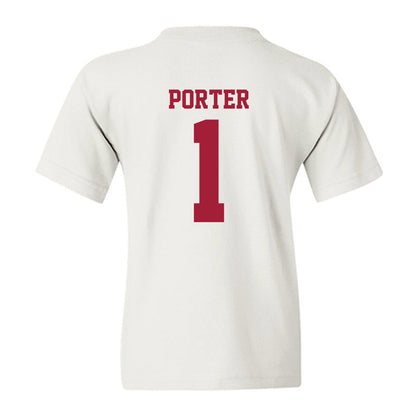 Stanford - NCAA Men's Volleyball : Evan Porter - Youth T-Shirt-1