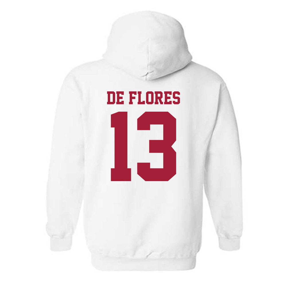 Stanford - NCAA Men's Soccer : Shane de Flores - Hooded Sweatshirt-1