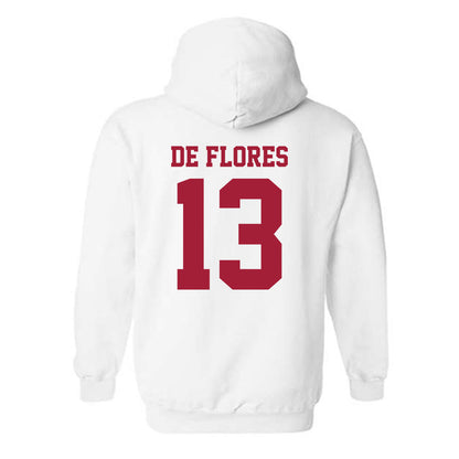 Stanford - NCAA Men's Soccer : Shane de Flores - Hooded Sweatshirt-1