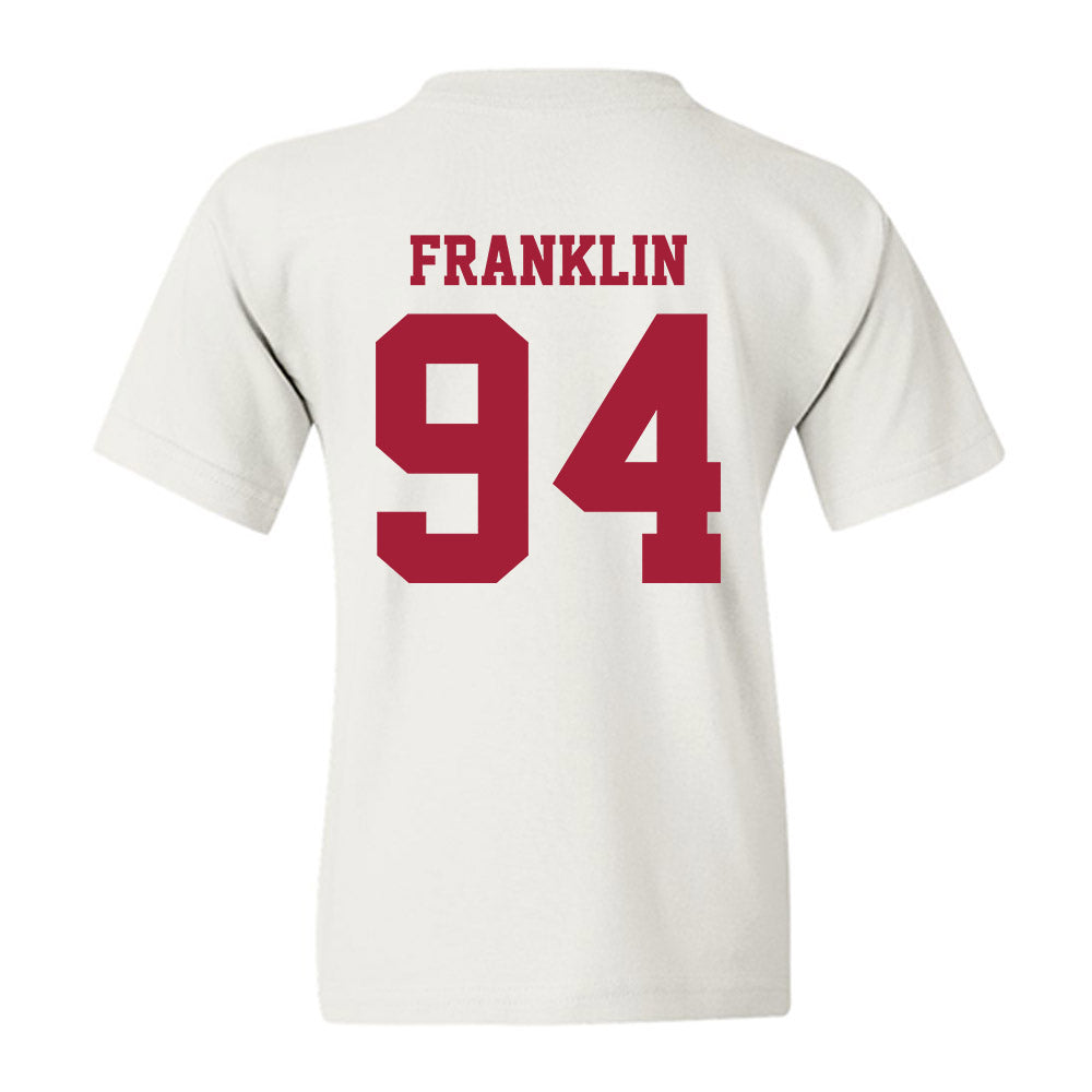 Stanford - NCAA Football : Anthony Franklin - Youth T-Shirt-1