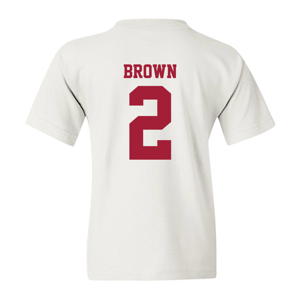 Stanford - NCAA Football : Elijah Brown - Youth T-Shirt-1