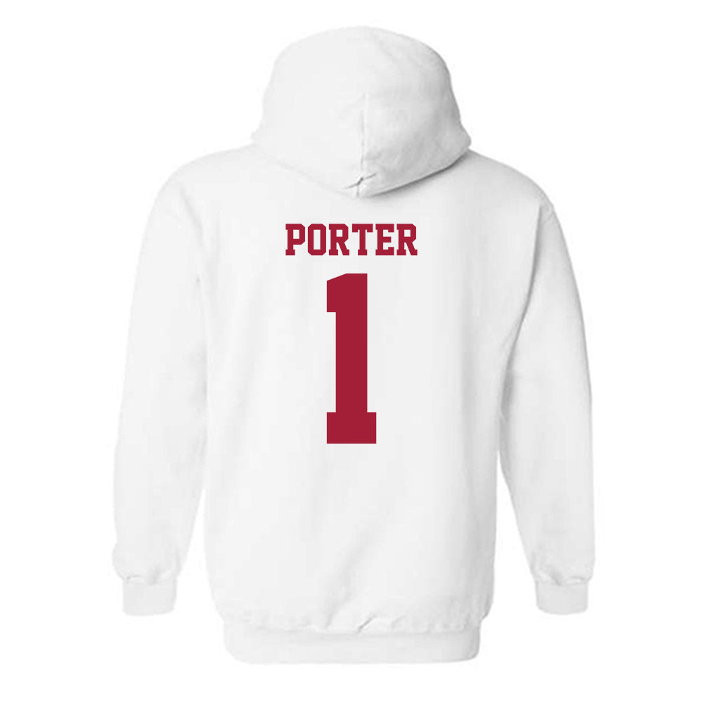 Stanford - NCAA Men's Volleyball : Evan Porter - Hooded Sweatshirt-1