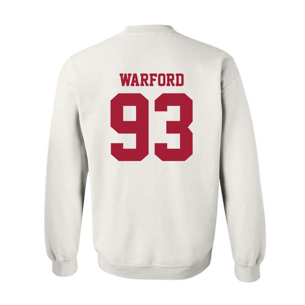 Stanford - NCAA Football : Peyton Warford - Crewneck Sweatshirt-1