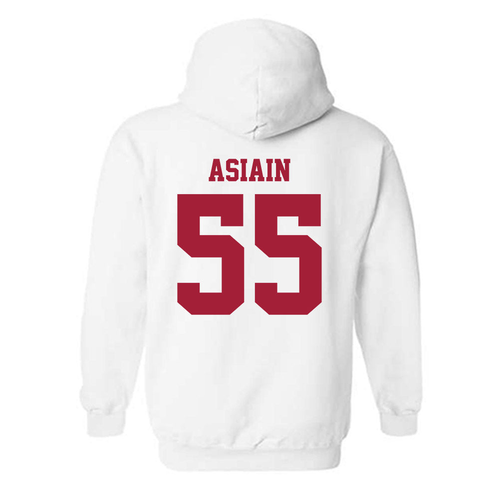Stanford - NCAA Football : Joe Asiain - Hooded Sweatshirt-1