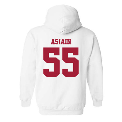 Stanford - NCAA Football : Joe Asiain - Hooded Sweatshirt-1