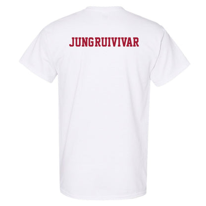 Stanford - NCAA Women's Gymnastics : Levi Jung-Ruivivar - T-Shirt-1