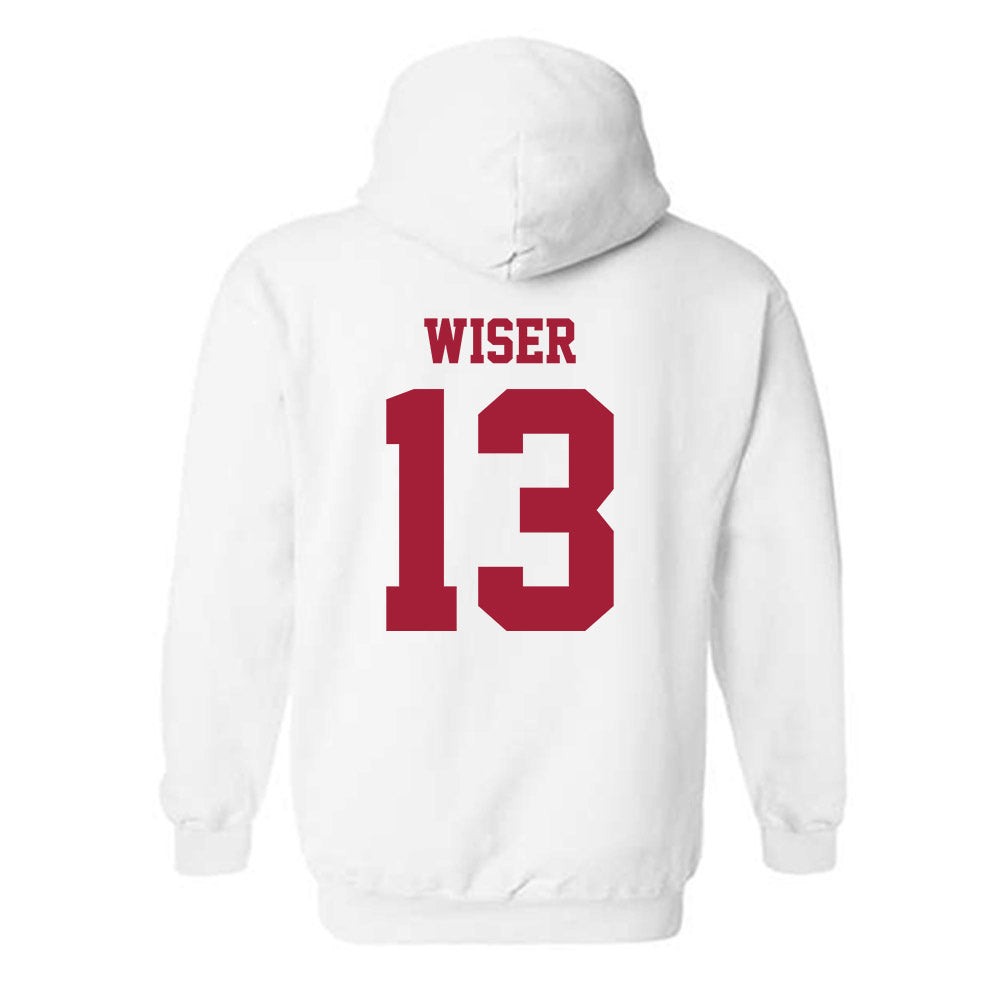Stanford - NCAA Baseball : David Wiser - Hooded Sweatshirt-1