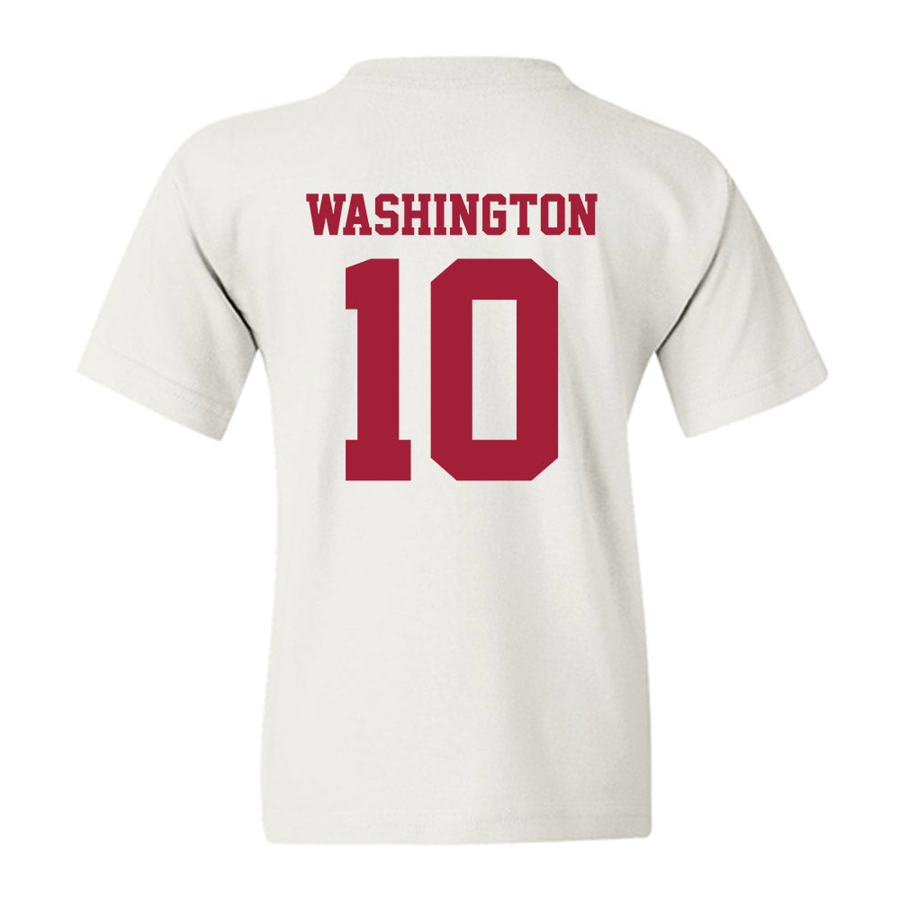 Stanford - NCAA Football : Jordan Washington - Youth T-Shirt-1