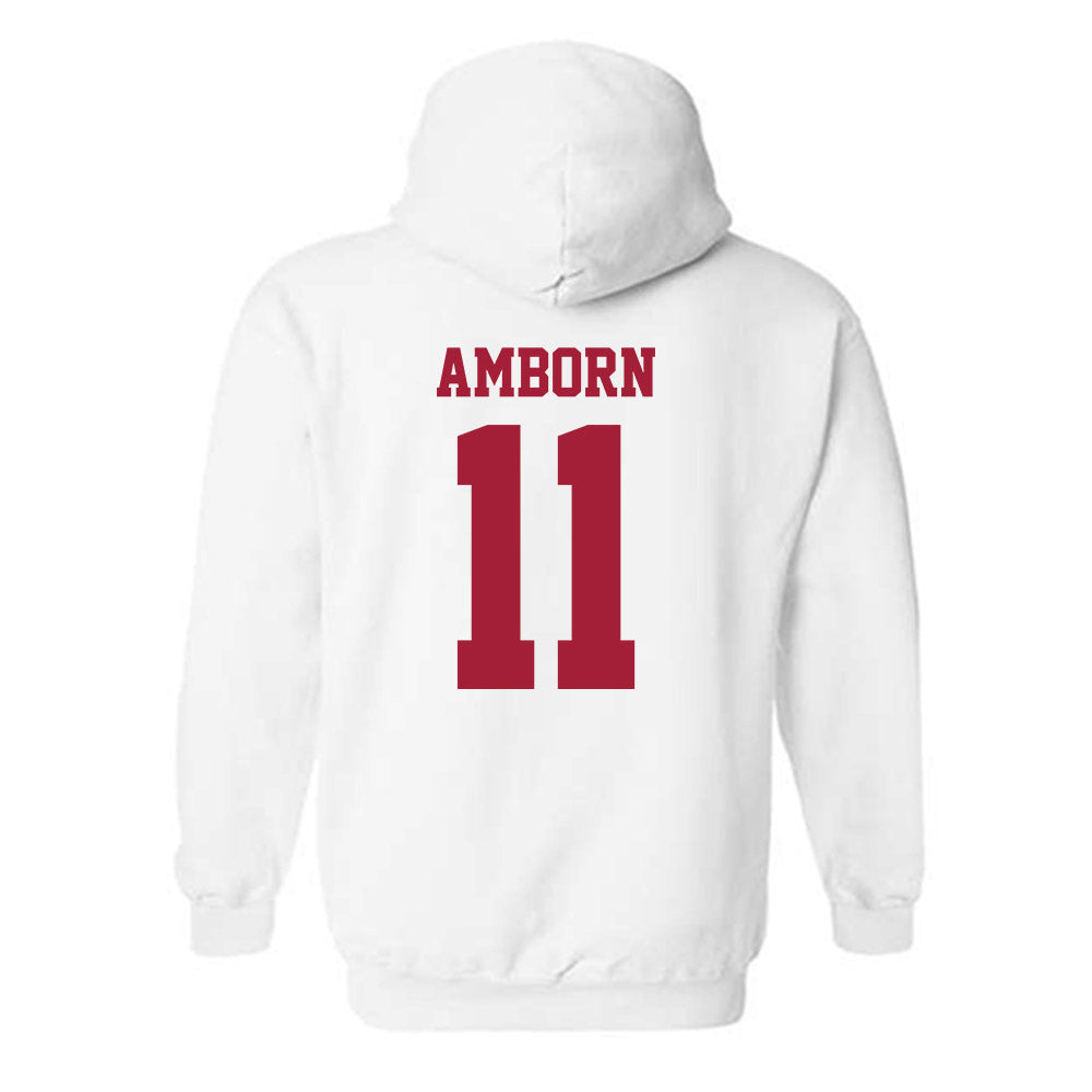 Stanford - NCAA Women's Basketball : Carly Amborn - Hooded Sweatshirt-1