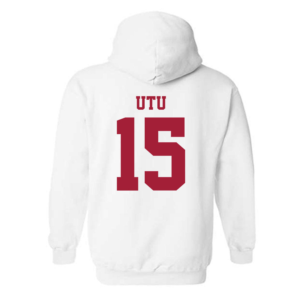 Stanford - NCAA Football : Donte Utu - Hooded Sweatshirt-1