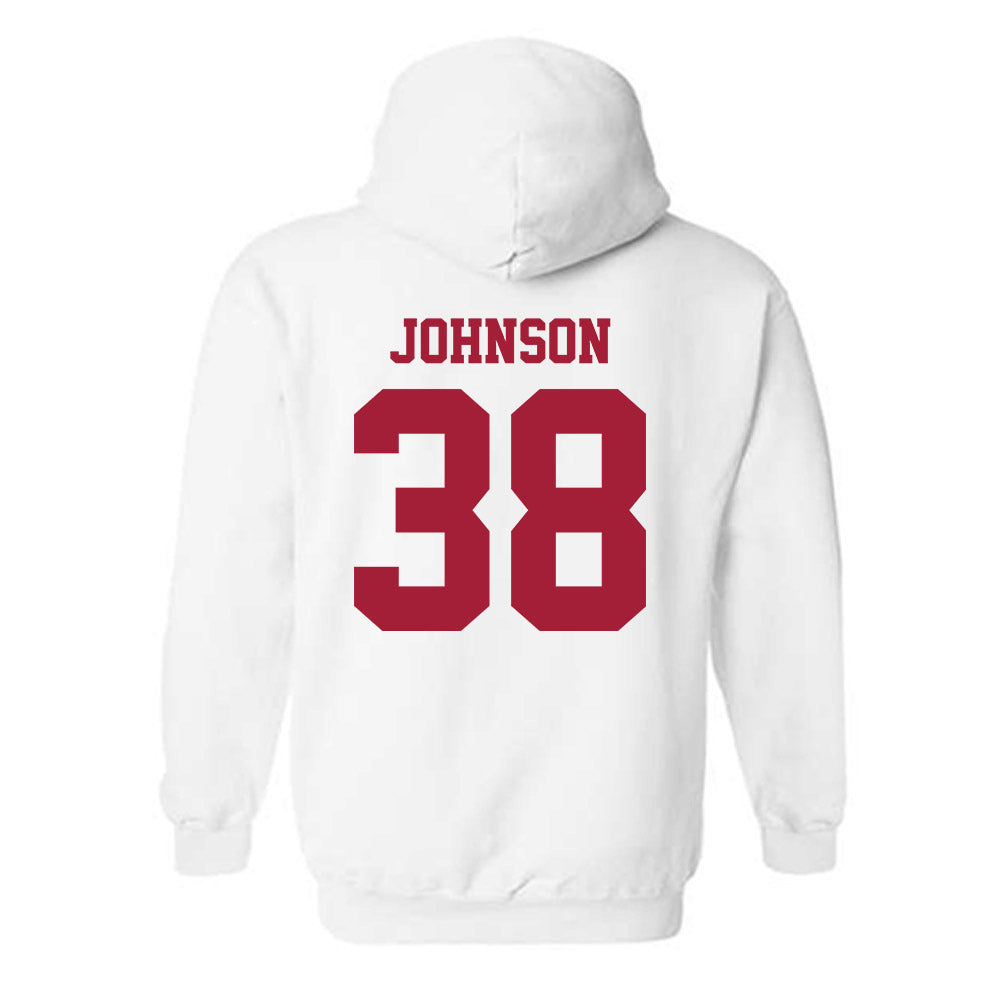 Stanford - NCAA Football : Zach Johnson - Hooded Sweatshirt-1