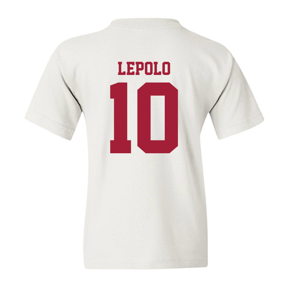 Stanford - NCAA Women's Basketball : Talana Lepolo - Youth T-Shirt-1