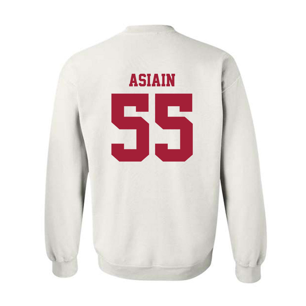 Stanford - NCAA Football : Joe Asiain - Crewneck Sweatshirt-1