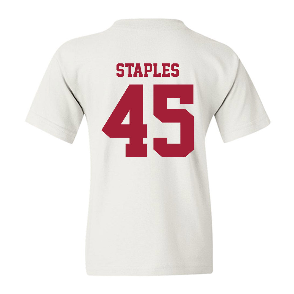 Stanford - NCAA Football : omar staples - Youth T-Shirt-1