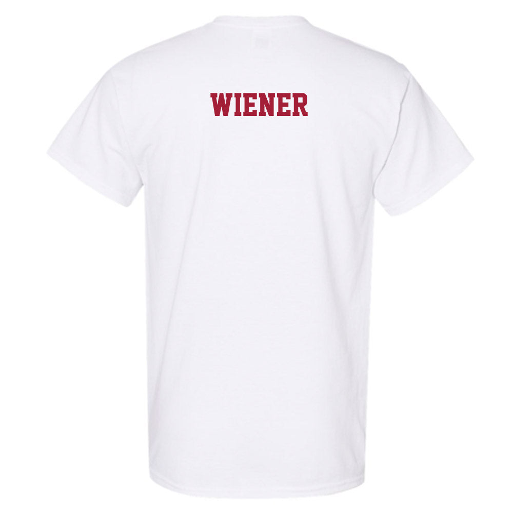 Stanford - NCAA Men's Swimming & Diving : Omer Wiener - T-Shirt-1