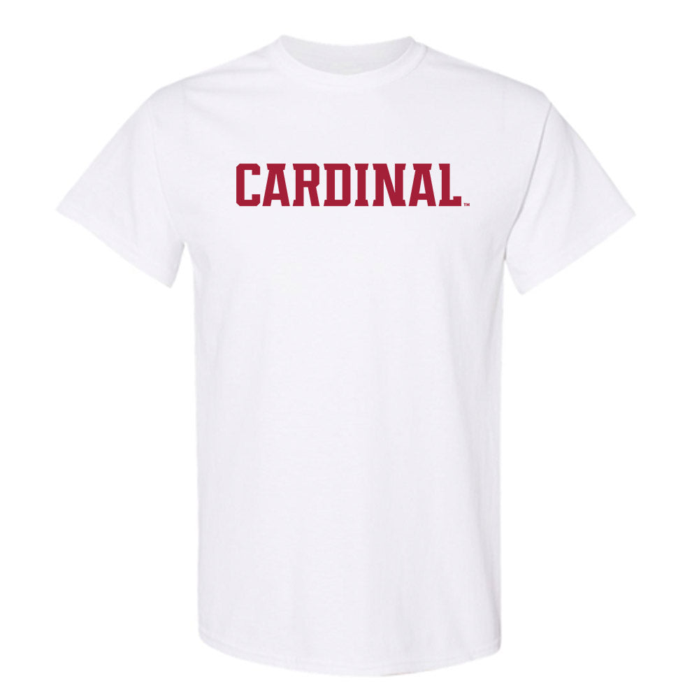 Stanford - NCAA Men's Basketball : Evan Stinson - T-Shirt-0