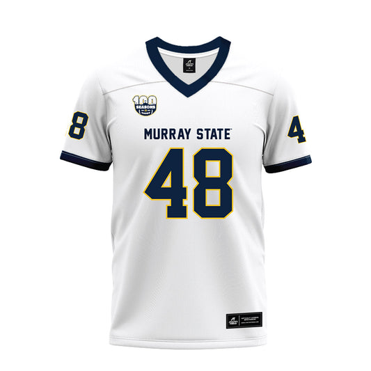 Murray State - NCAA Football : Benjamin Williamson - 100th Year White Premium Football Jersey