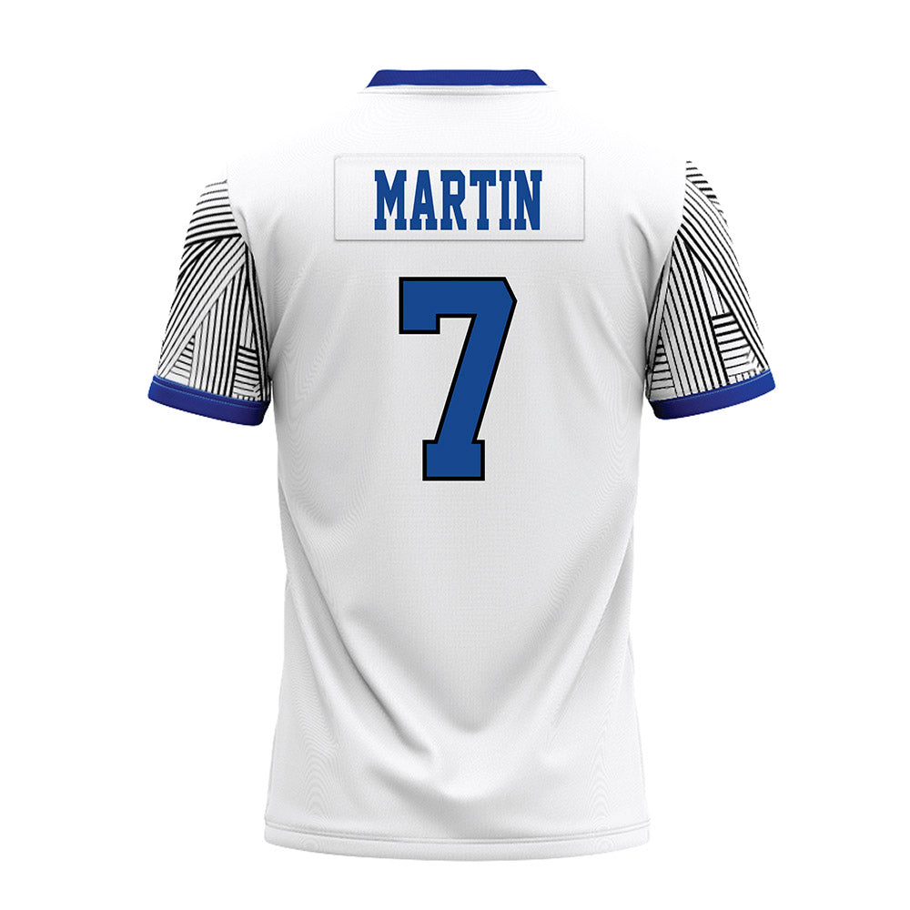 CNU - NCAA Football : Noah Martin - White Premium Football Jersey-1
