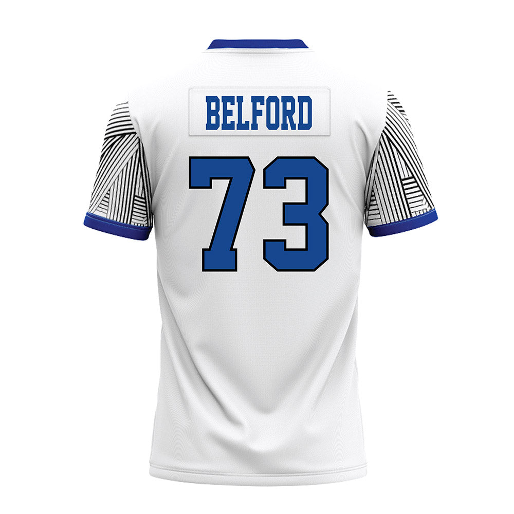 CNU - NCAA Football : Andrew Belford - White Premium Football Jersey-1