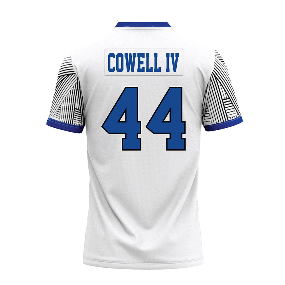 CNU - NCAA Football : Fred Cowell IV - White Premium Football Jersey-1