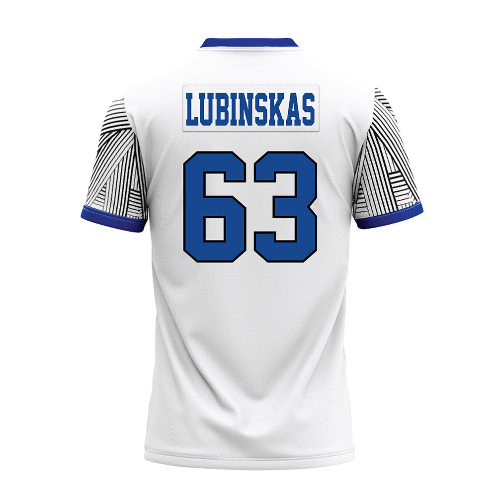 CNU - NCAA Football : Joe Lubinskas - White Premium Football Jersey-1