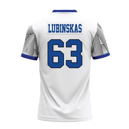 CNU - NCAA Football : Joe Lubinskas - White Premium Football Jersey-1