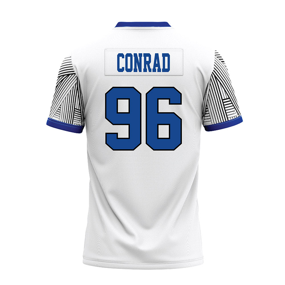 CNU - NCAA Football : Walker Conrad - White Premium Football Jersey-1