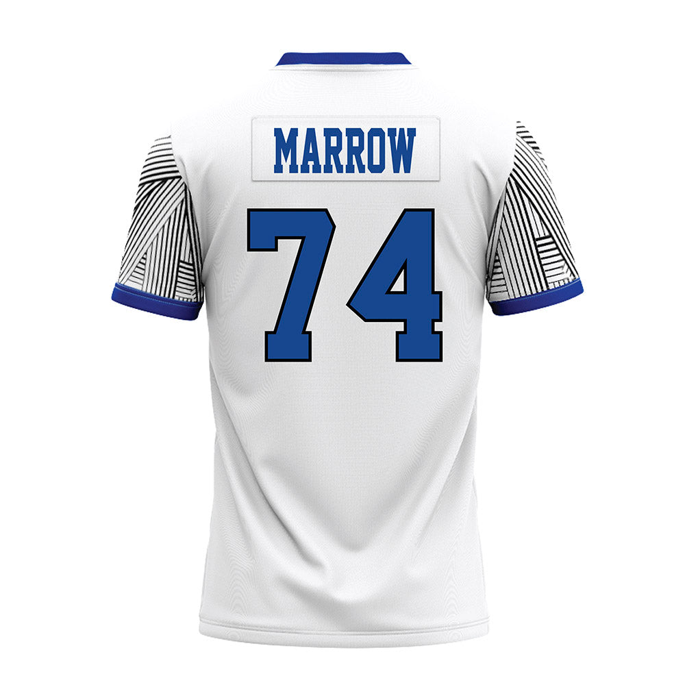 CNU - NCAA Football : Kashawn Marrow - White Premium Football Jersey-1